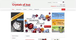 Desktop Screenshot of crystalsofauz.com.au